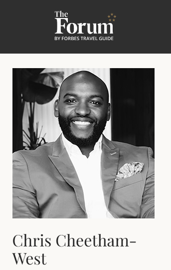 Forbes Travel Guide says Chris is one of the "Thought leaders elevating service, innovation, and human experience."